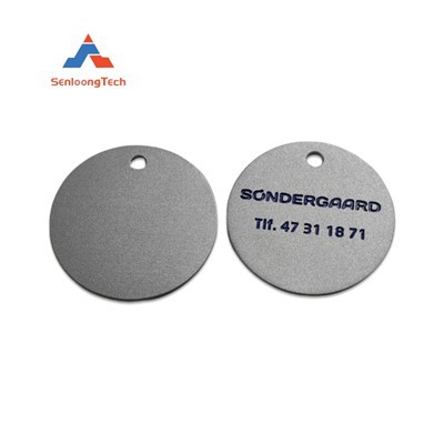 Maratott fémtábla címkék